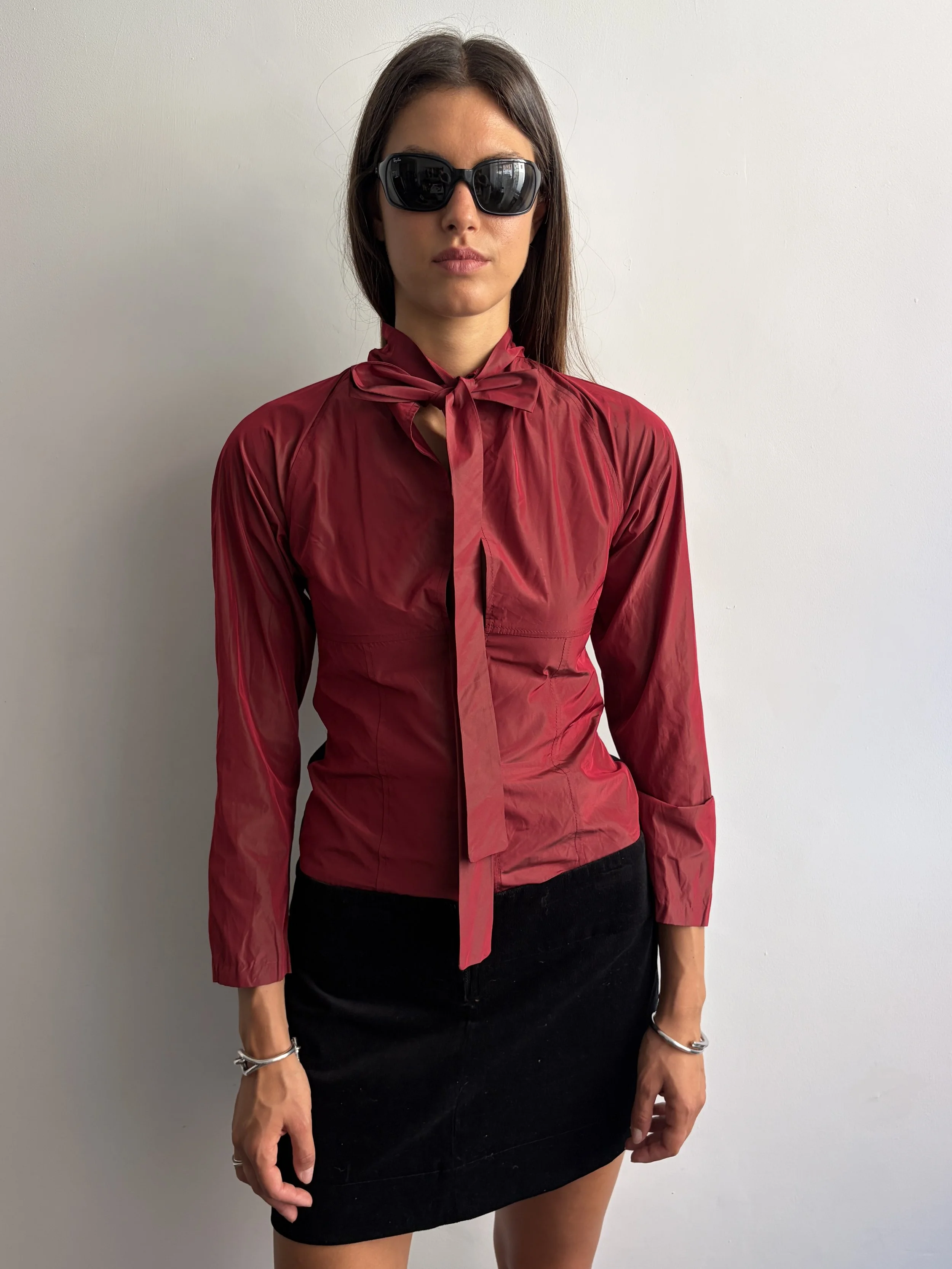 Italian Designer Tie Top in Melograno