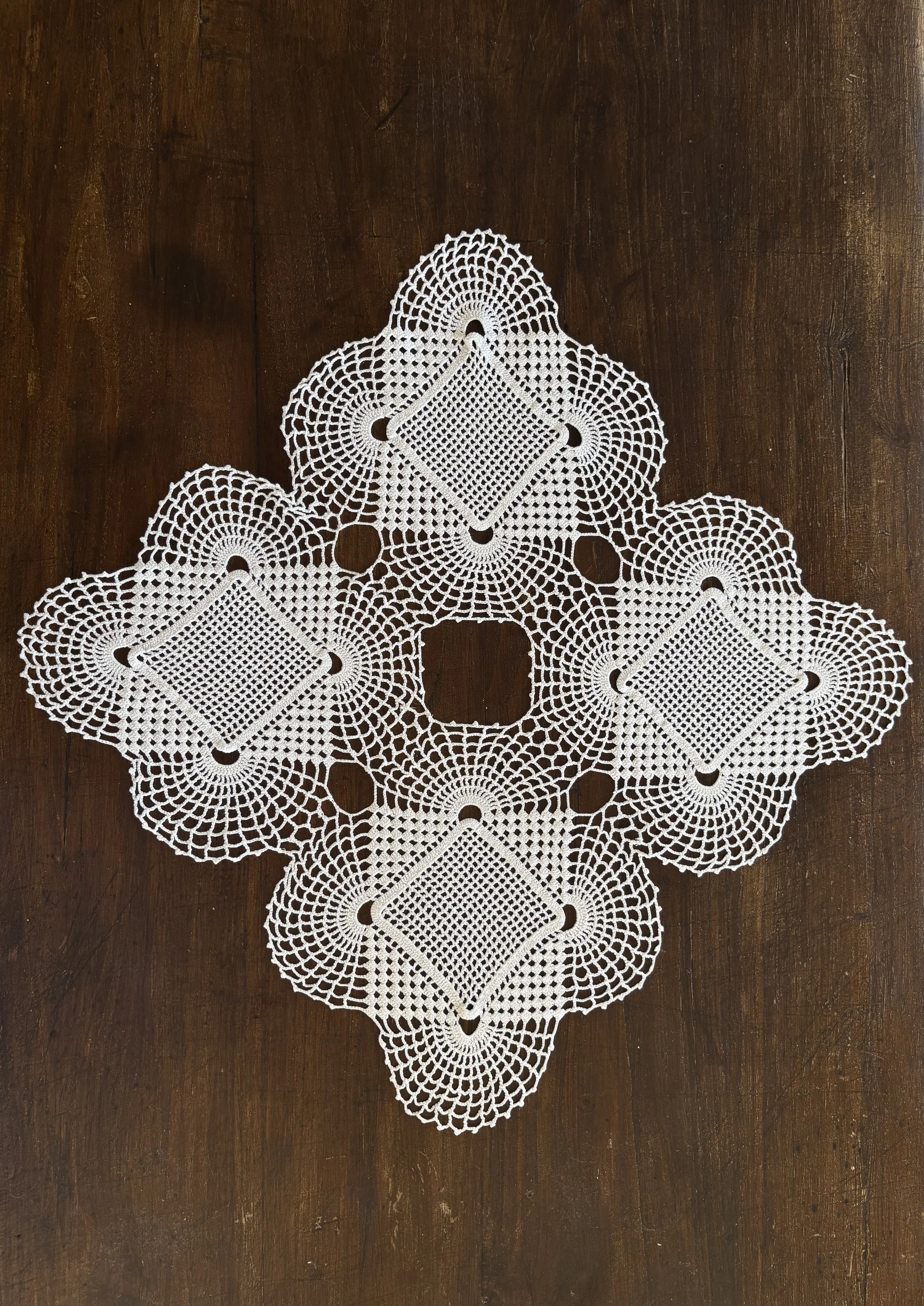 Cross Quadrant Centerpiece in Glacier