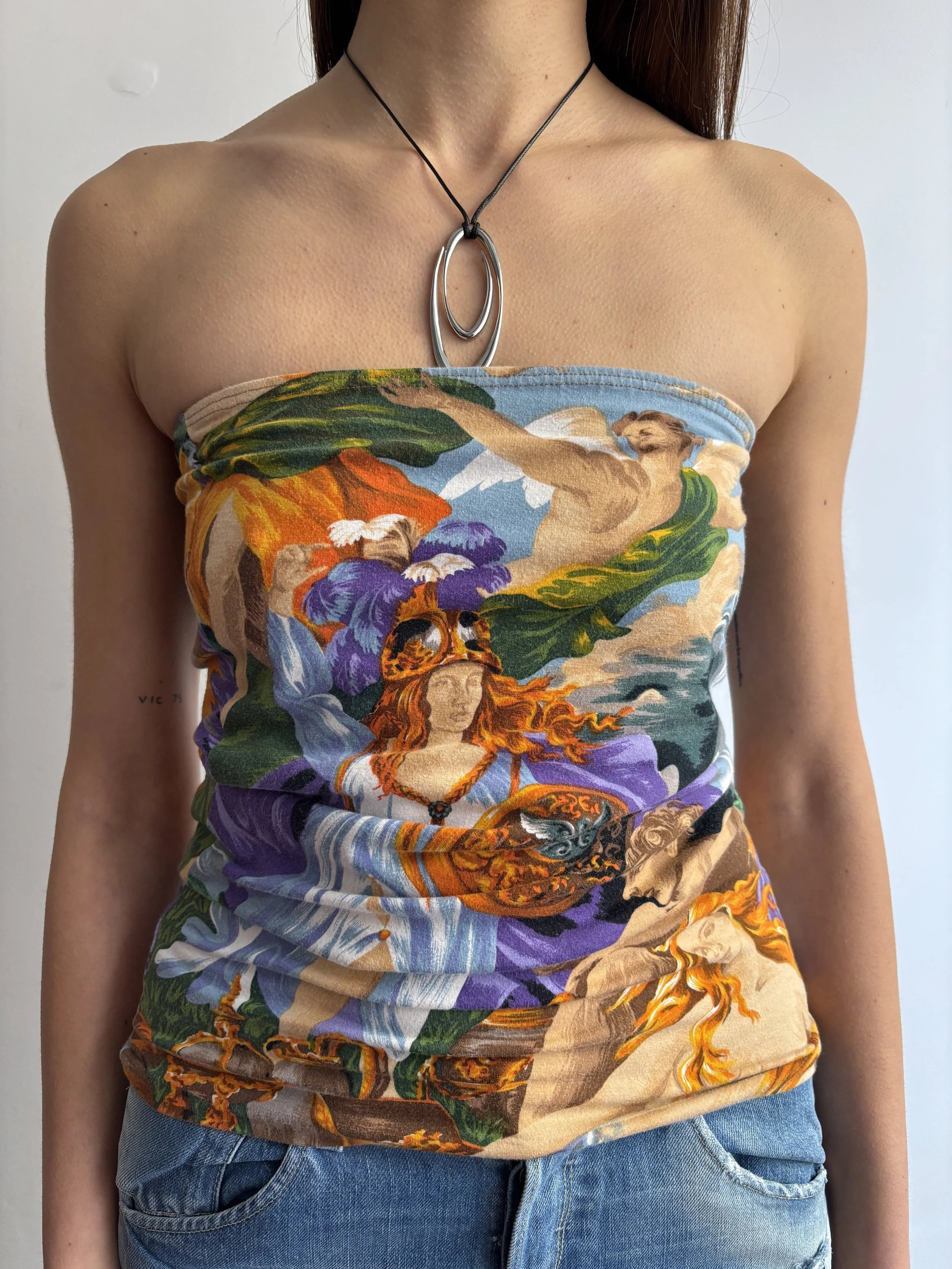 Cotton Stretch Skirt/ Top in Renaissance Opulences