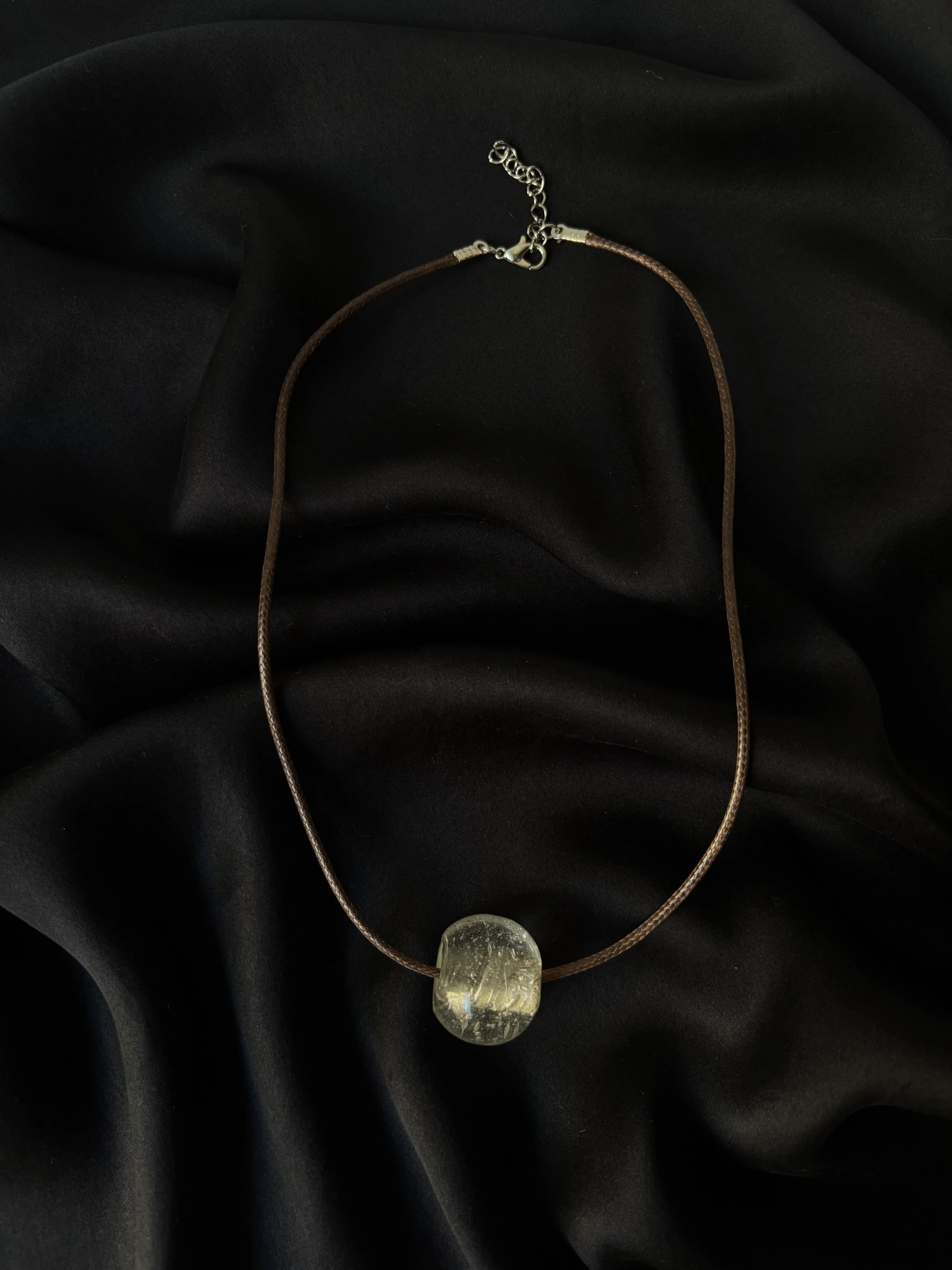 Murano Glass Necklace in Drop