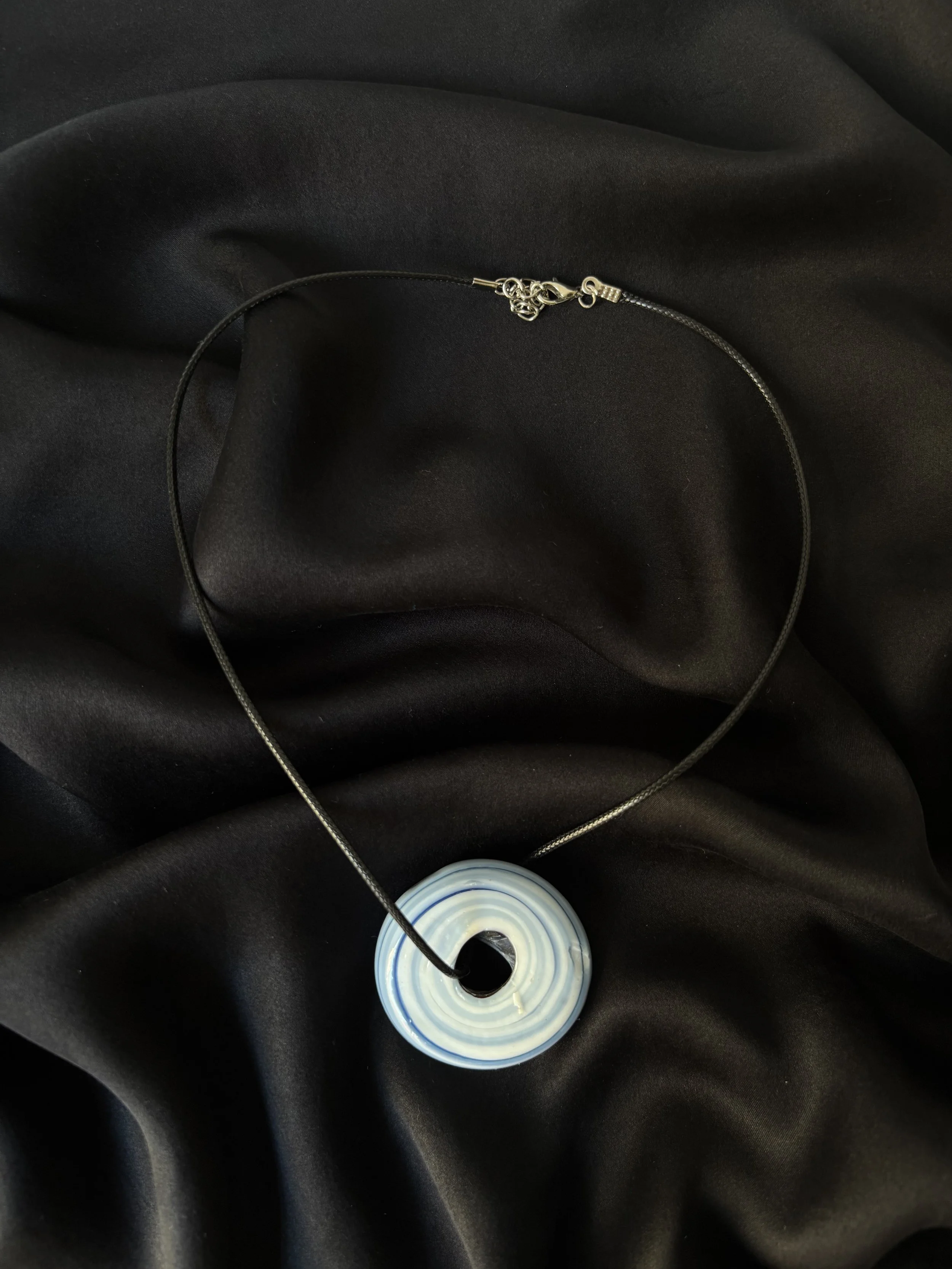 Murano Glass Necklace in Lagoon