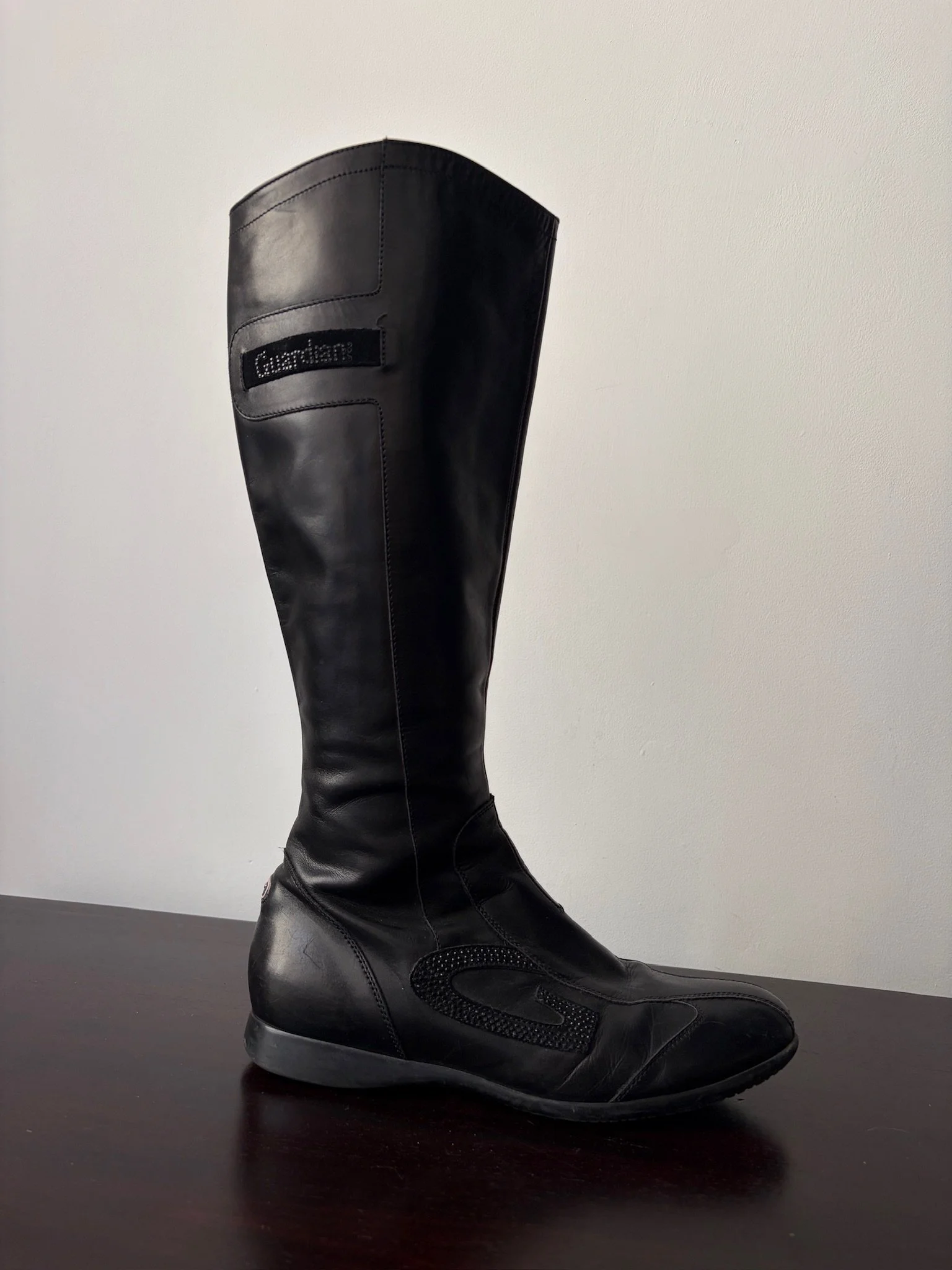 Leather Sport Boots in Nero |40|