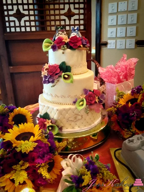 #1 Sons Wedding Cake