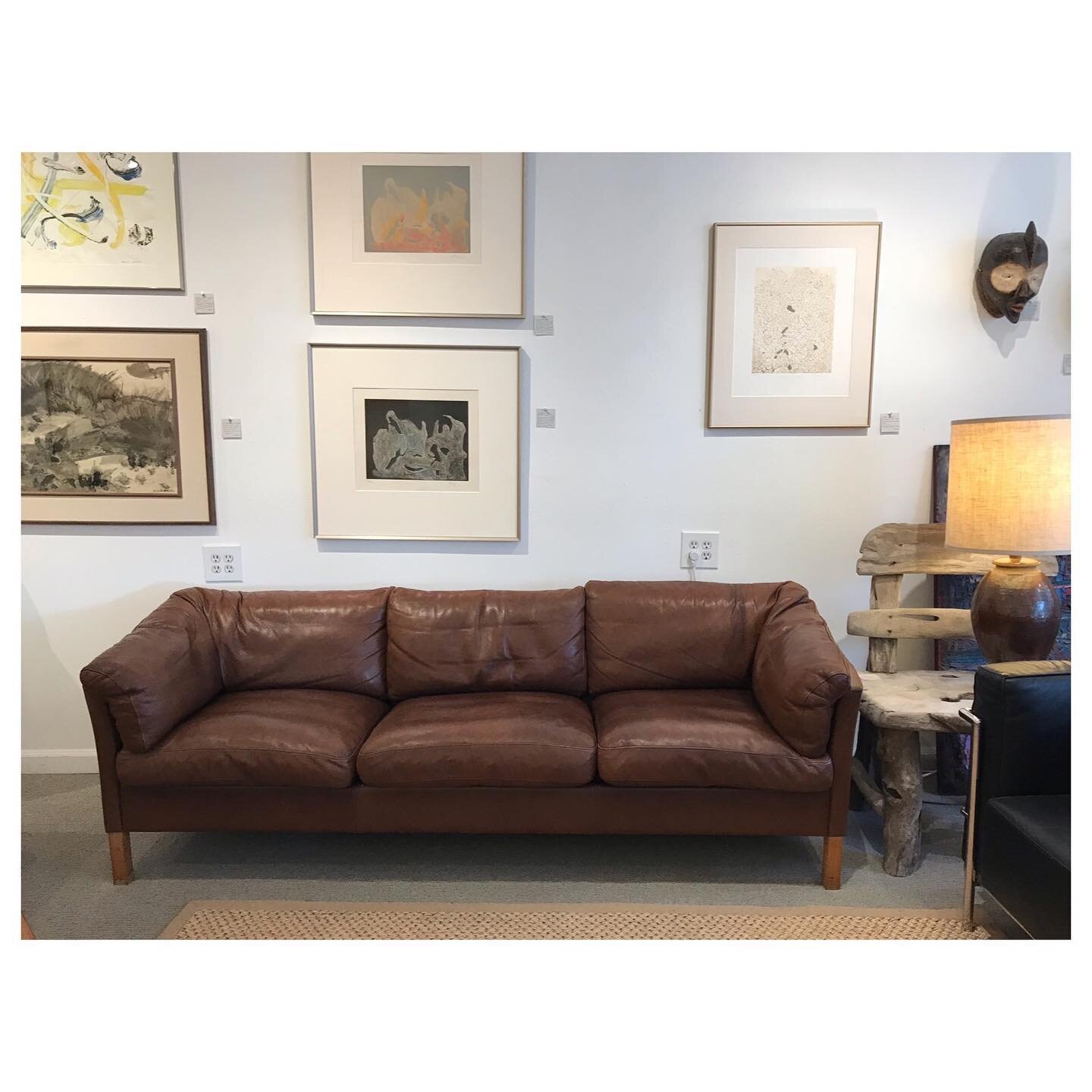 Our New Year Furniture Sale continues through Jan. 31!
All furniture is 15% off!
We are open today 11-5:30,
Thurs.-Sun. 11-5:30.

Image: 
Imported Danish leather sofa, 1980&rsquo;s.
.
.
.
#midcenturymodern #modernhome #midcentury #vintagefurniture #m