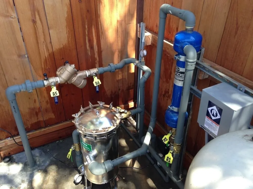Filtration system for an irrigation system to prevent damage and improve performance.