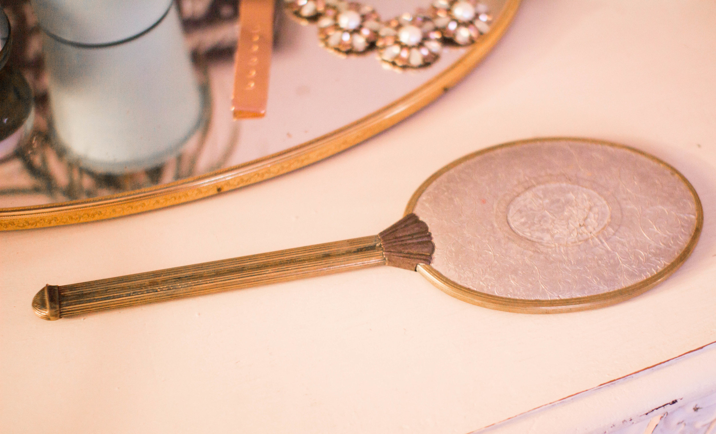 Vintage Handheld Mirror