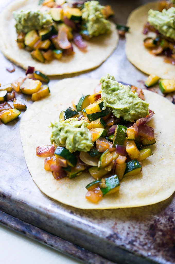 5 Ingredient Zucchini Tacos