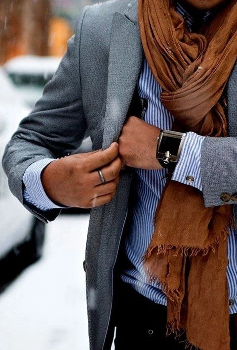 Styling Men's Scarves