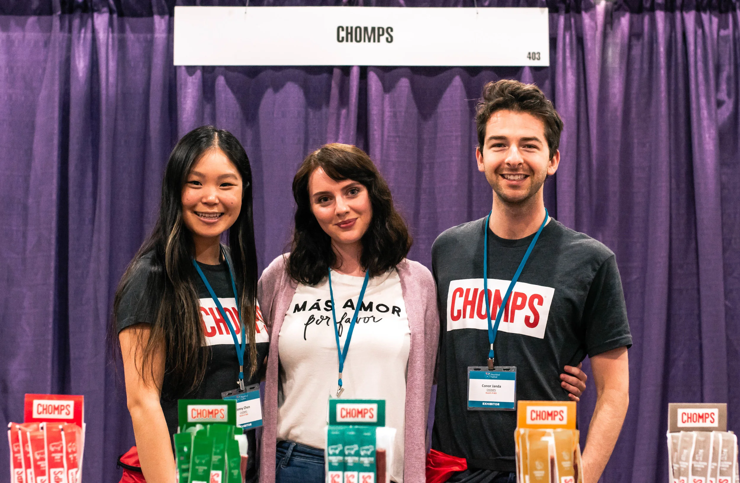 Macaila Britton and the CHOMPS team at the Chicago Nourish Festival
