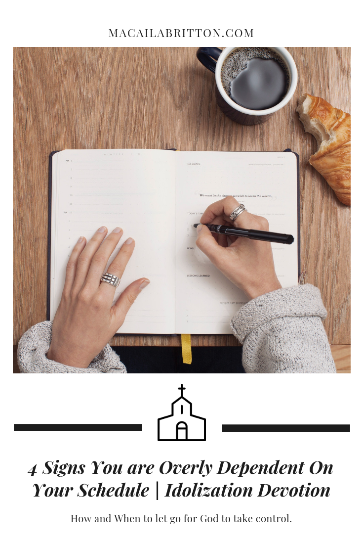 Devotional About Anxiety, Scheduling and The Future