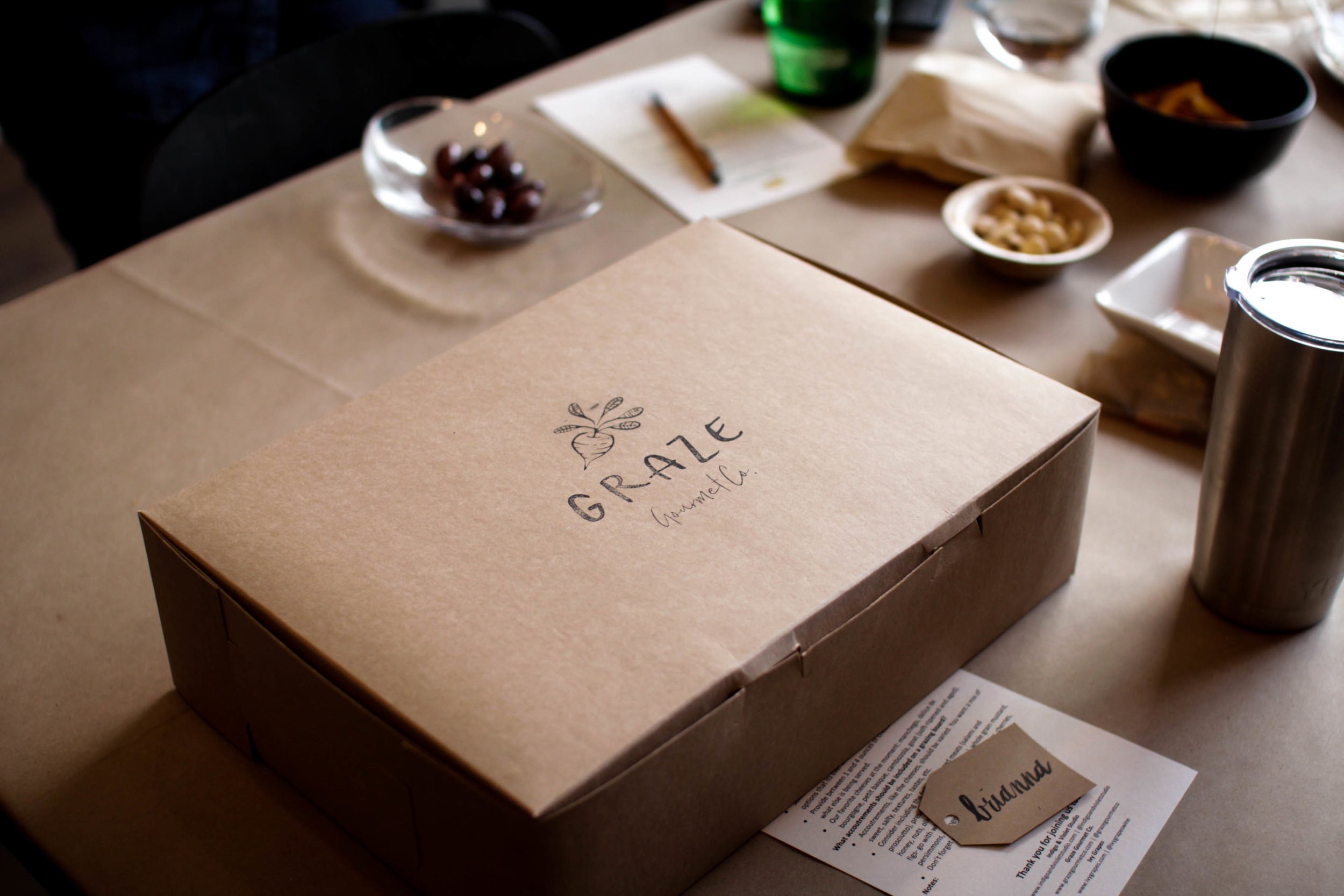 Graze Gourmet, a Chicago based charcuterie board delivery service