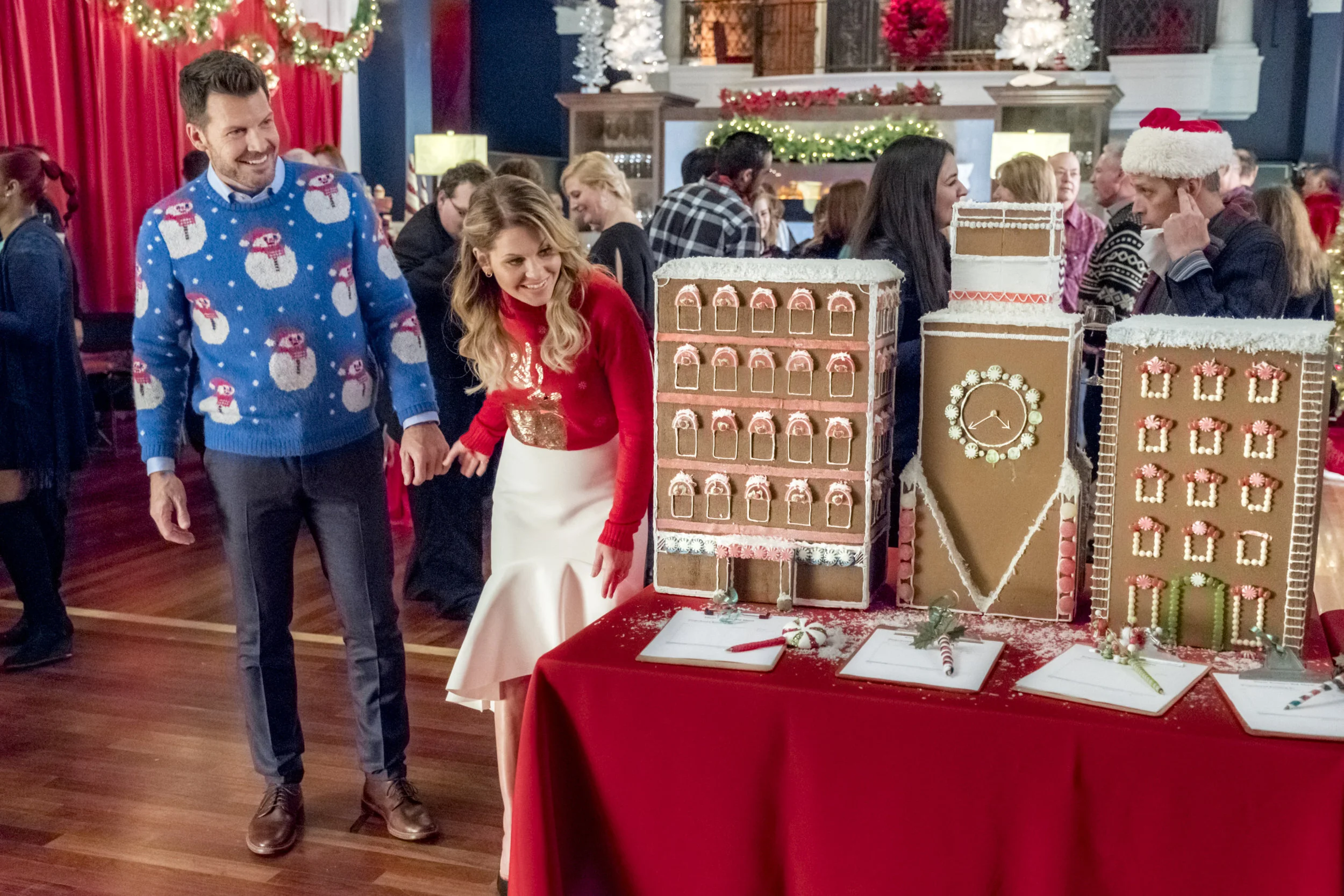 Starring : Candace Cameron Bure , Mark Deklin , Eion Bailey , and Happy the Dog