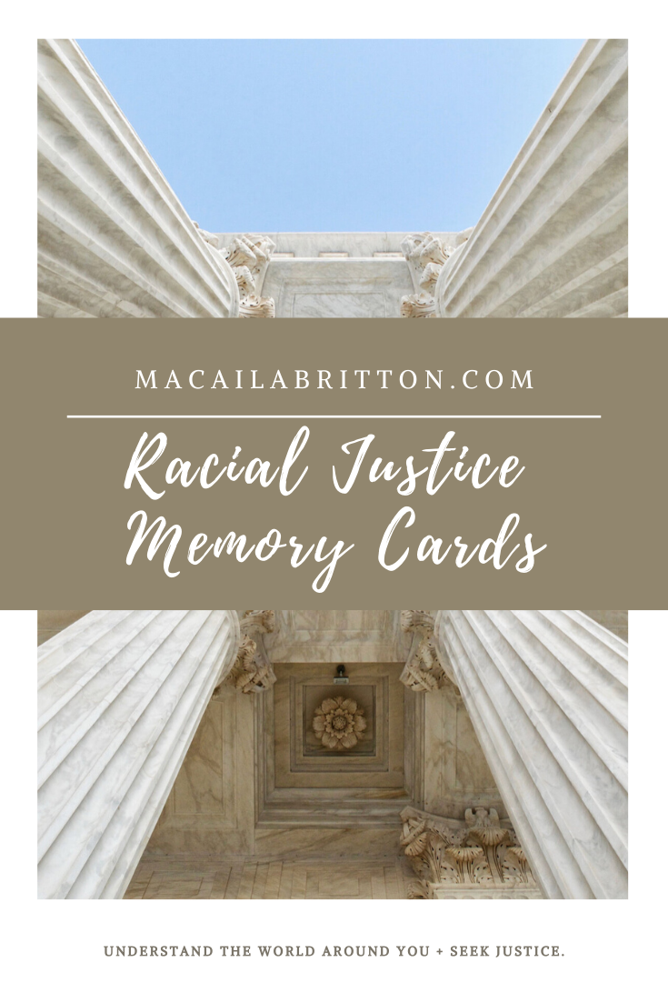 Racial Justice Memory Cards