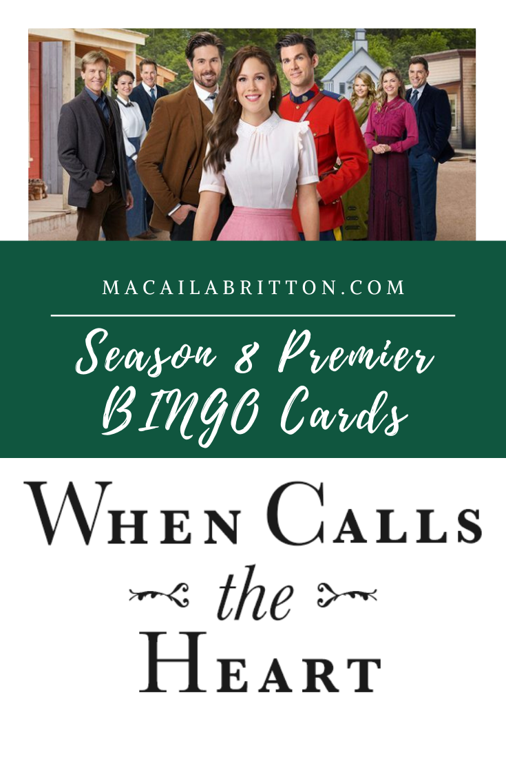 When Calls The Heart Season 8 Premiere | BINGO Cards