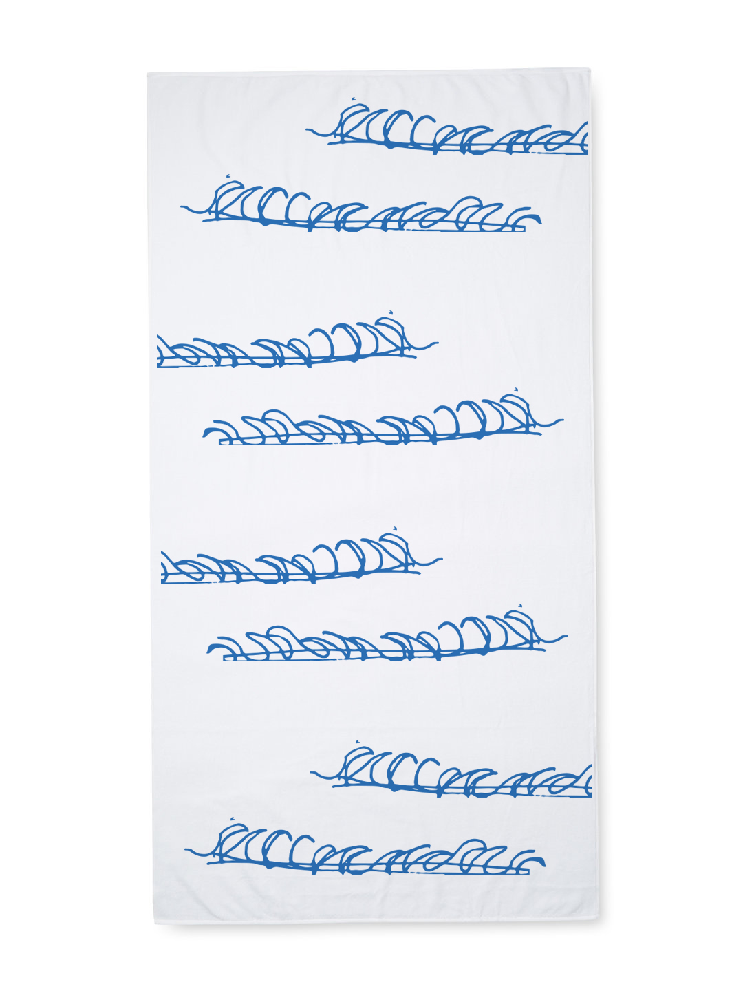 Waves Beach Towel 60x30