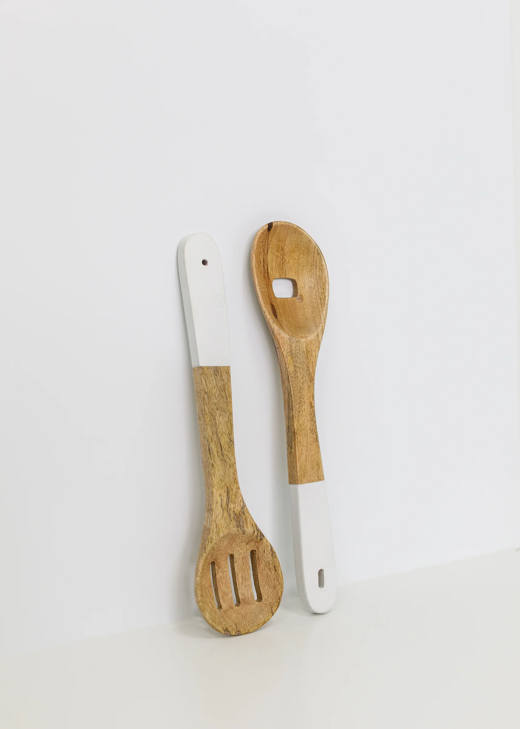 Mango Wood Utensils Blanco 