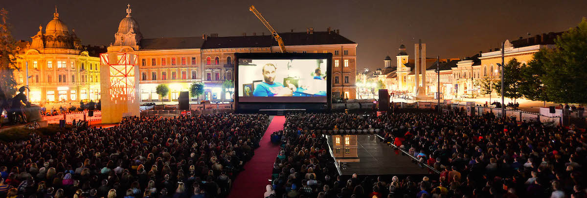 Transylvania International Fim Festival, outdoor projection