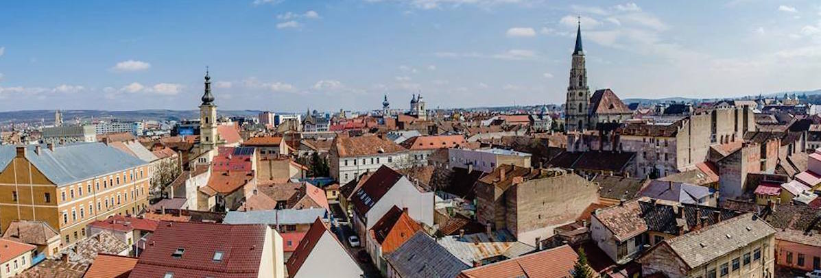 You can rent a studio in the Old Town of Cluj for 350 euro per month