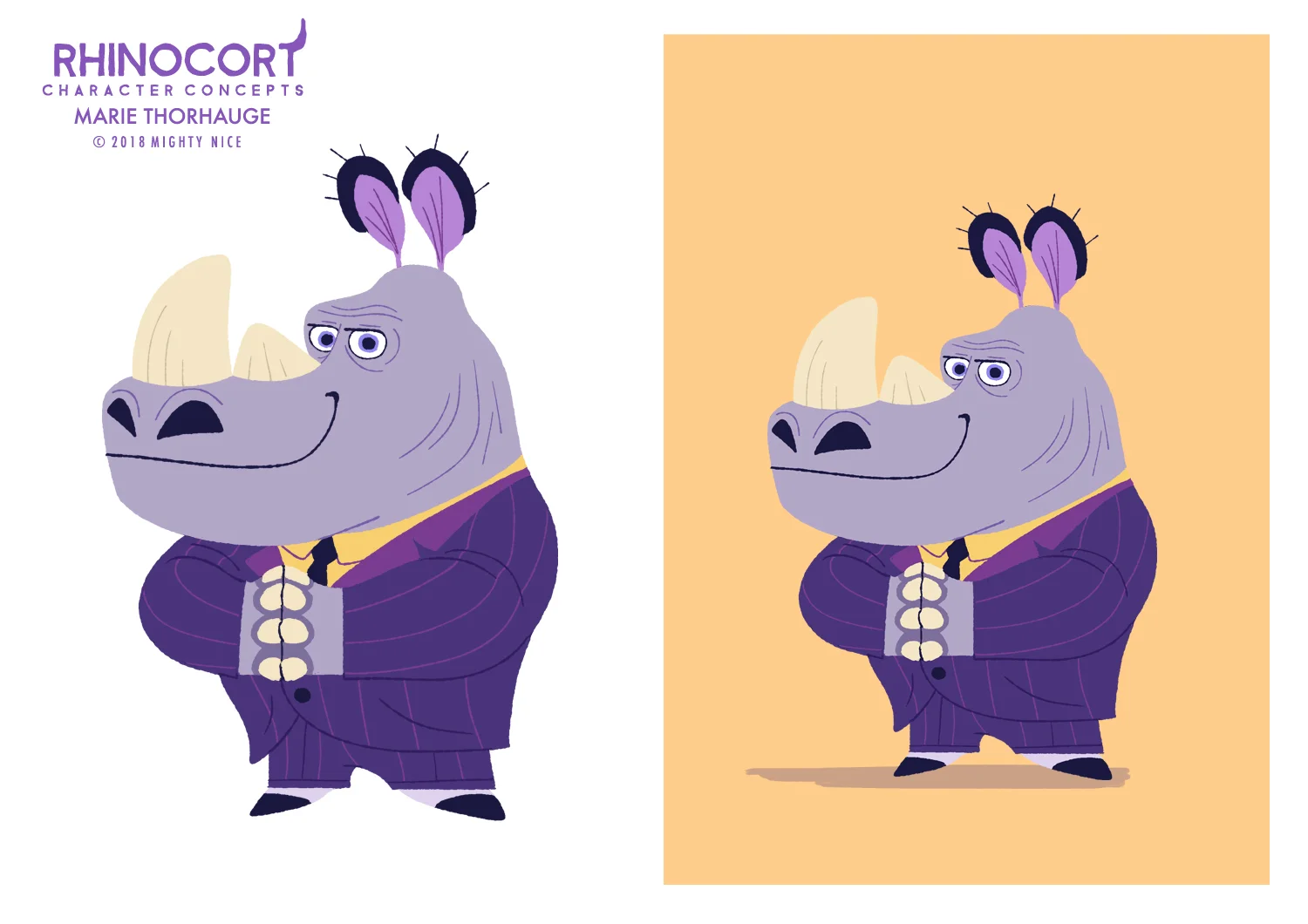 2D character concept: Marie Thorhauge