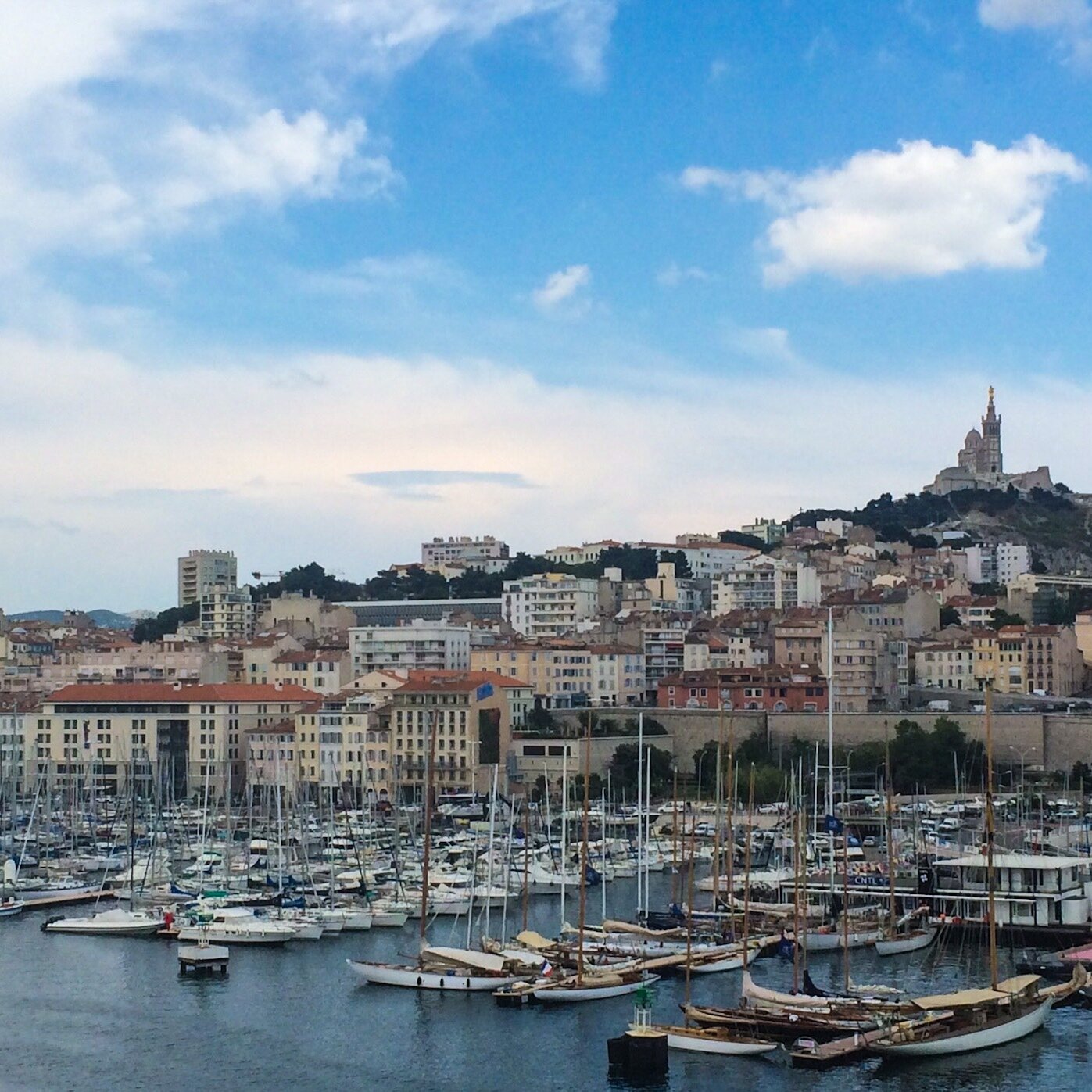 A sunny day in Marseille.