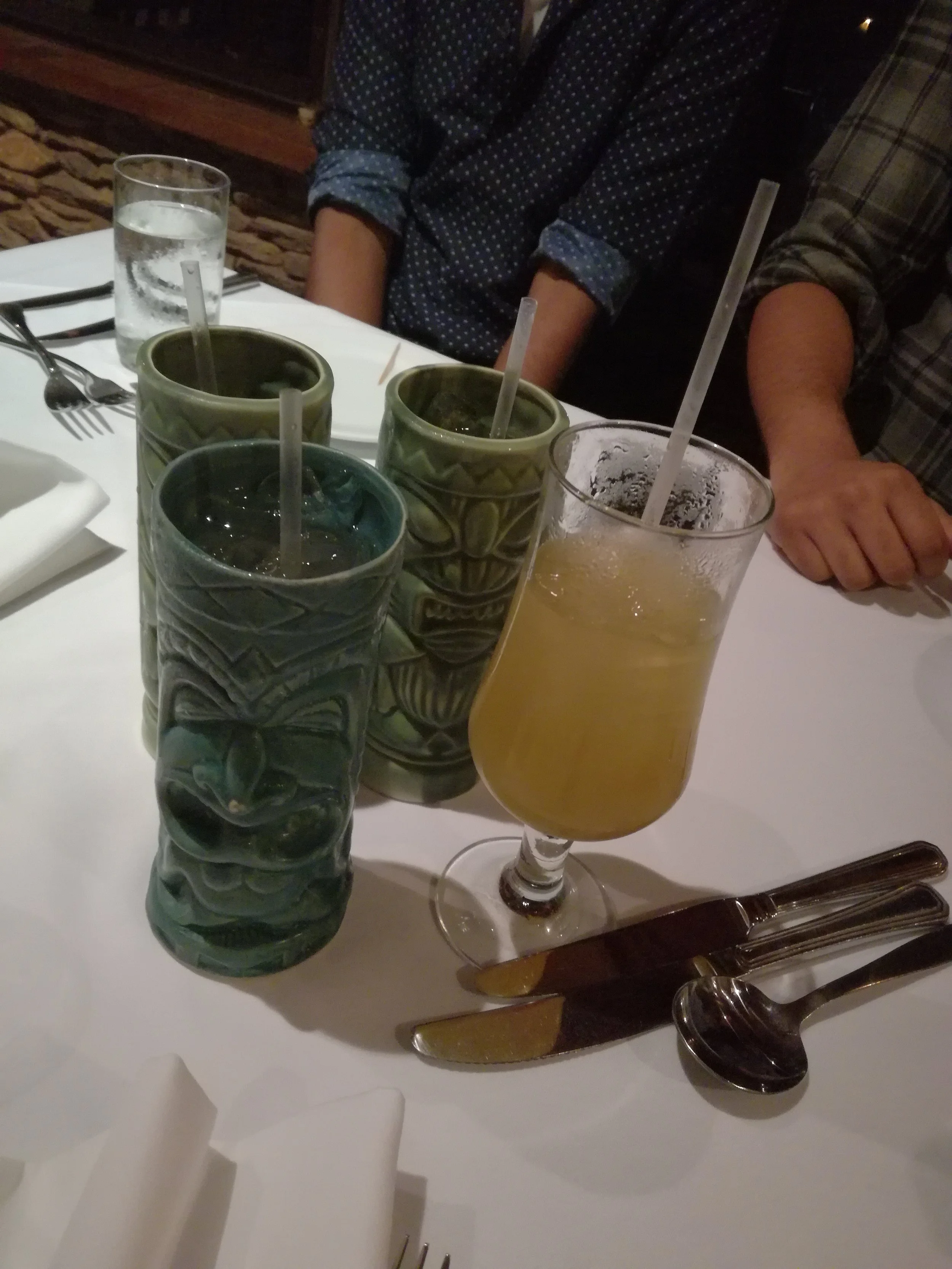 The Tiki Punch Crew...Plain and Fawncyy together! TT$48 before Service Charge and VAT