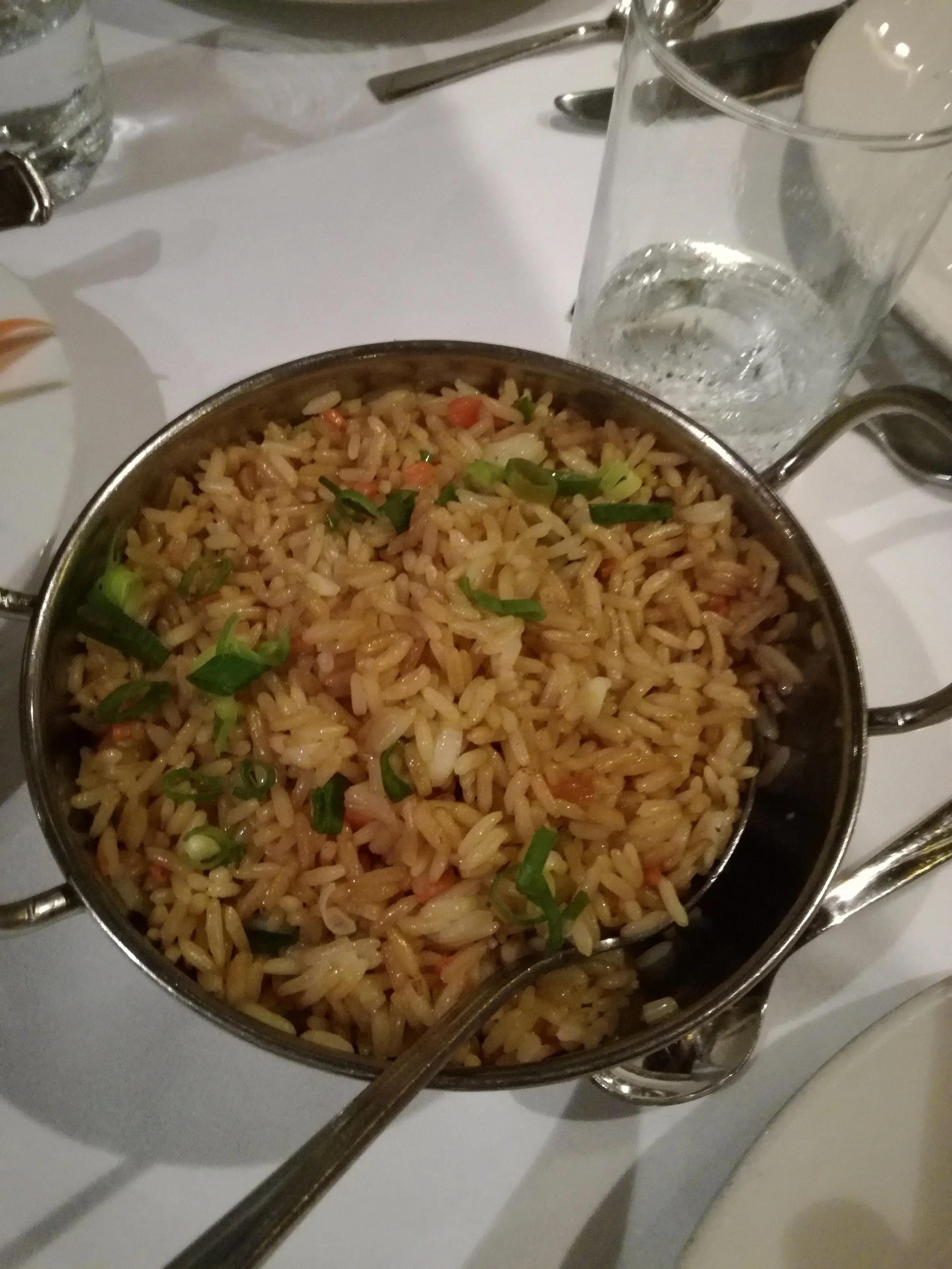 Vegtable Fried Rice - 2 portions pictured. TT$13 per portion before SC and VAT