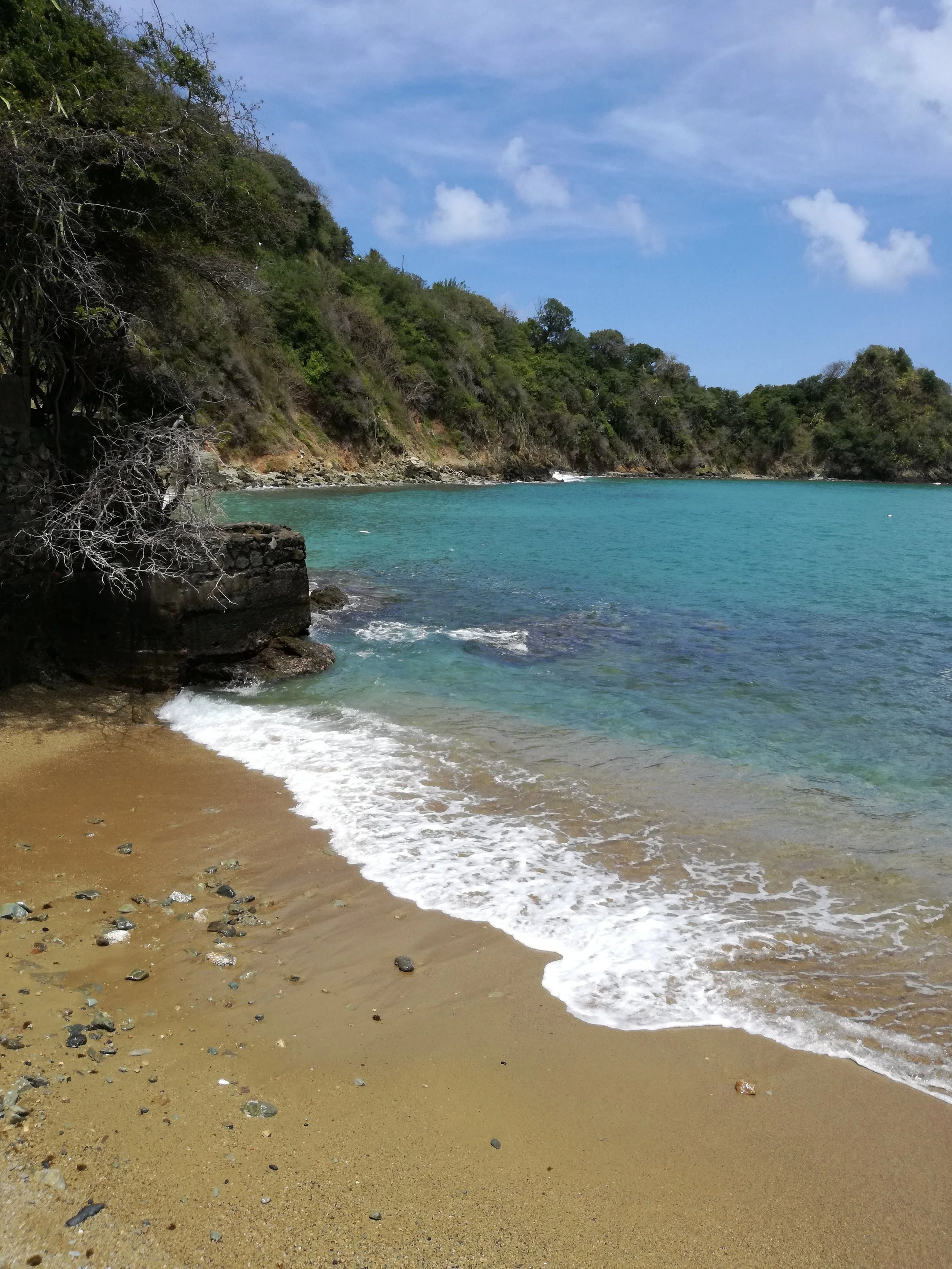 This is the beach opposite the site, and it's a perfect place for a picnic..so come prepared!