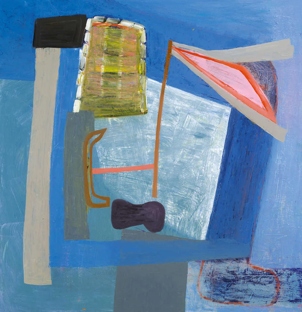 Amy Sillman, Untitled, 2012, oil on canvas, 51 × 49 inches.