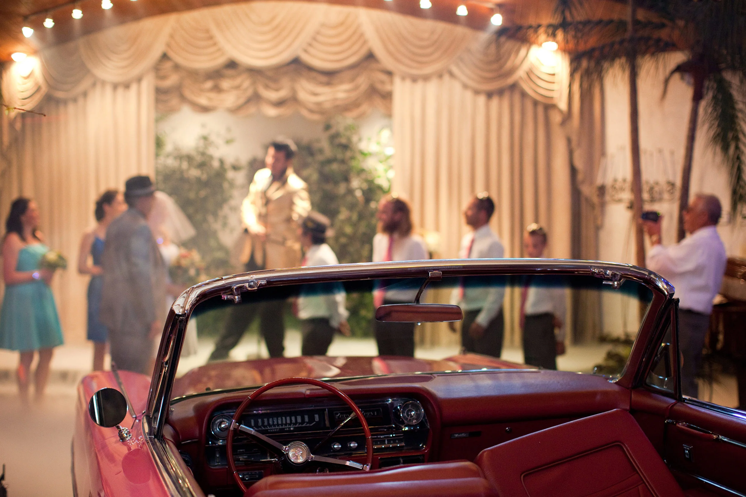 Wedding ceremony officiated by Elvis at Viva Las Vegas Wedding chapel