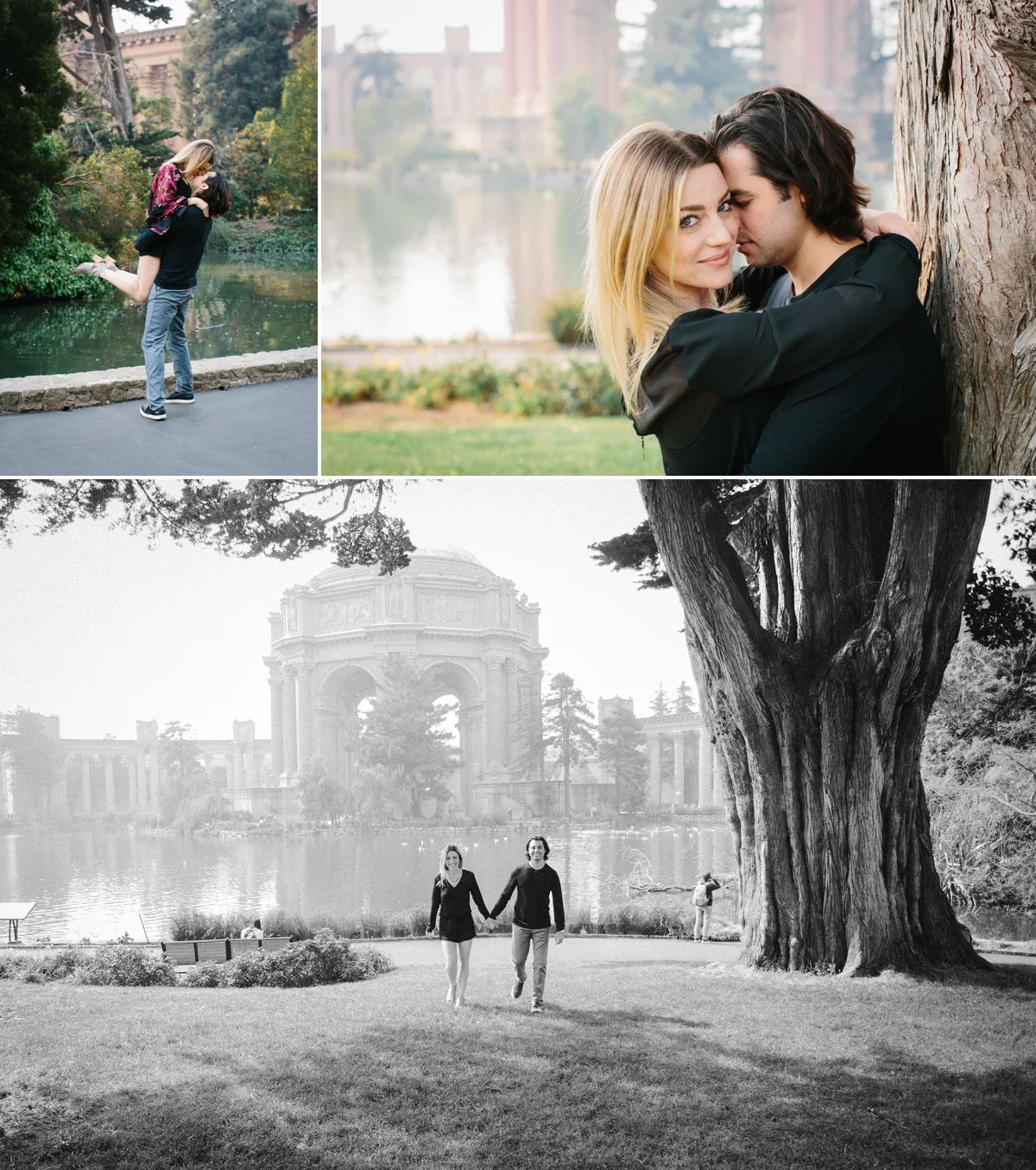 Palace of Fine Art engagement photos.
