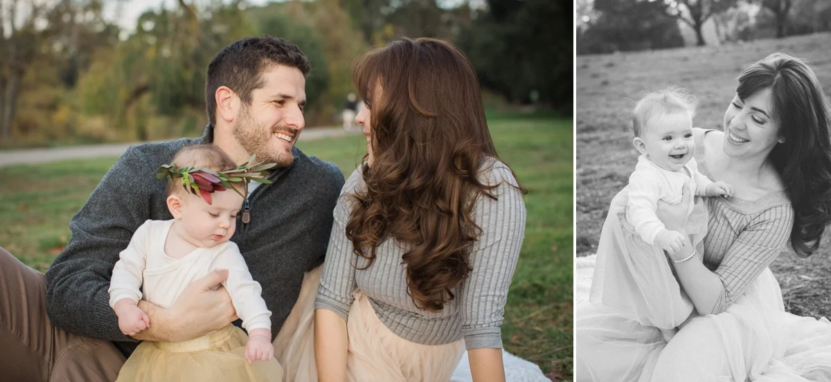 Young family photo session at Vasona Park in Los Gatos.