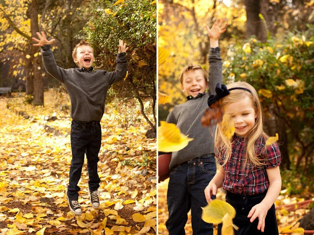 Villa Montalvo Fall Family Photos