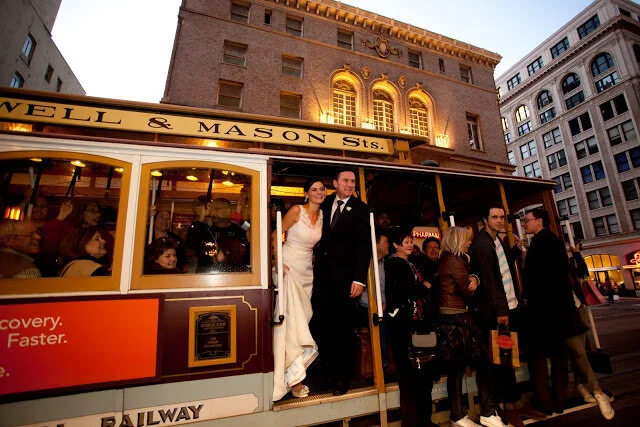 Winter Wedding at San Francisco's Classic Sir Francis Drake Hotel