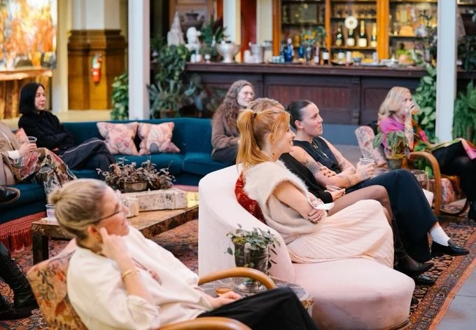 Scenes from the second Women in Arts gathering with @shokuninsf ✨

It was a meaningful way to spend part of National Women&rsquo;s History Month, surrounded by women who care deeply about craft and creativity.

Attendees learned Suminagashi paper mar