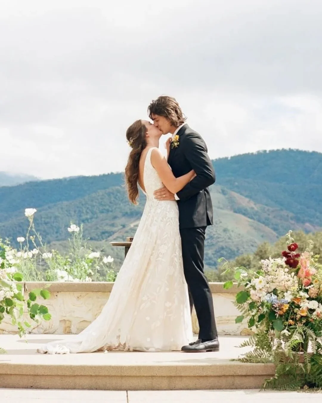 J &amp; M grew up together in the Bay Area and chose Holman Ranch in Carmel Valley for an all-outdoor celebration that felt very true to them.

They were going for &ldquo;Lake Tahoe in the springtime,&rdquo; with yellow fiddlenecks, lupins, and poppi