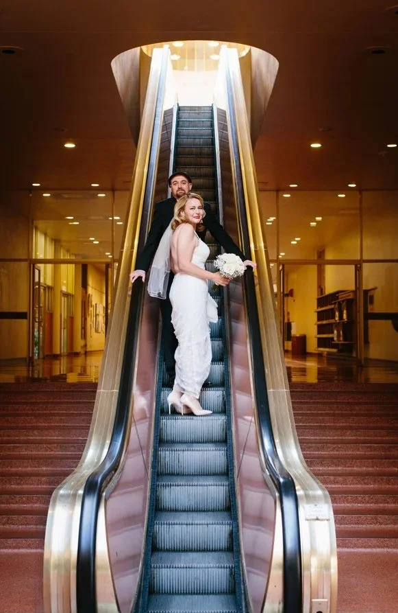 An Elopement at the Frank Lloyd Wright Marin County Civic Center