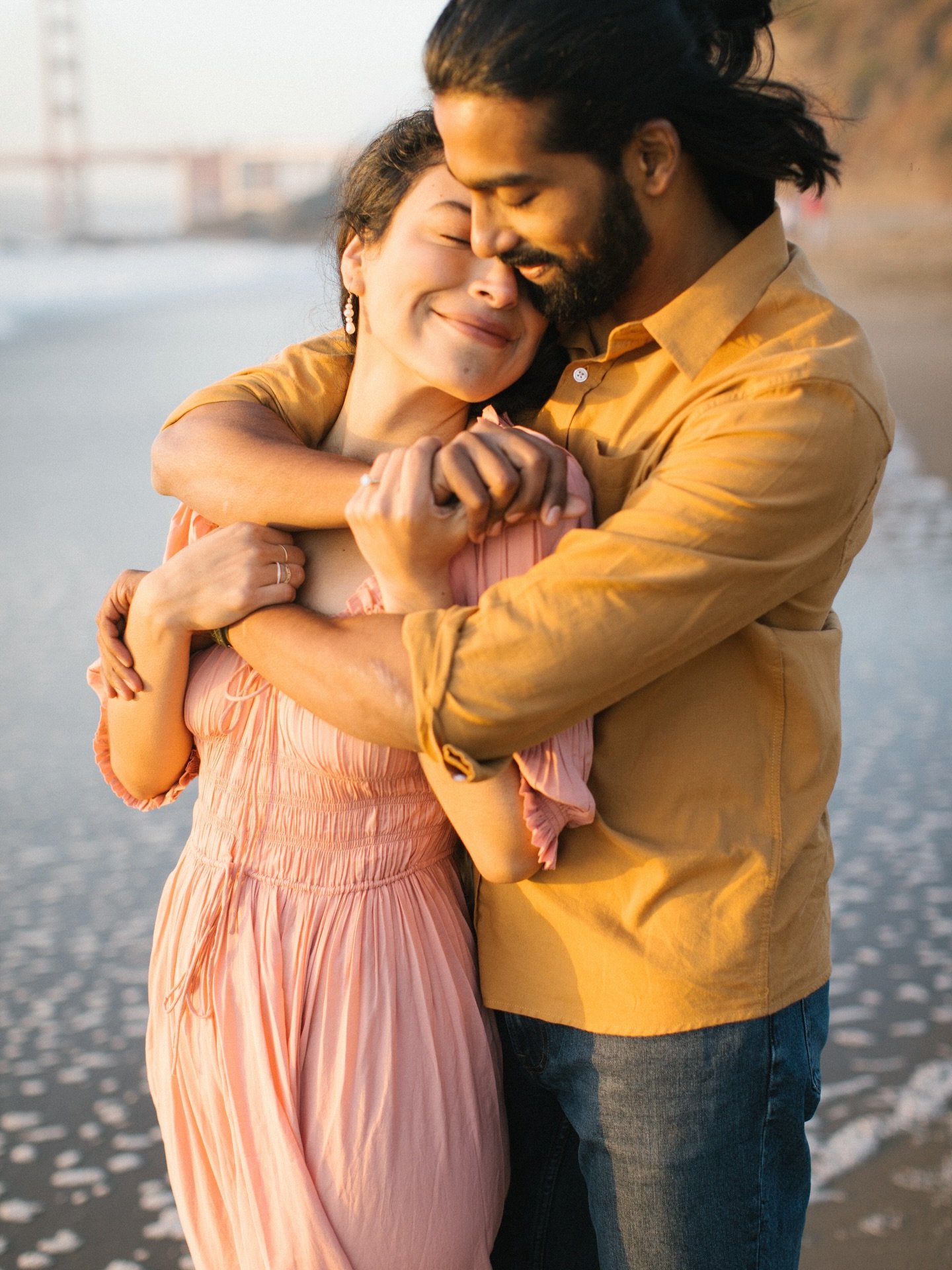 Bay Area engagement sessions just hit different. We started at Andy Goldsworthy&rsquo;s Wood Line in the Presidio and ended with our feet in the water at Baker Beach.

Made even better by their natural chemistry and willingness to have some fun.

.
.