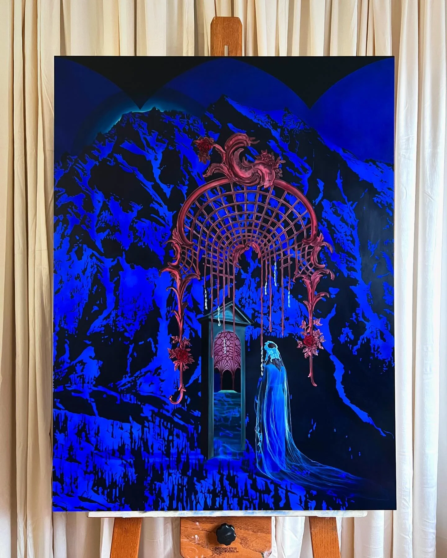 finished!

kingdom
48 x 36 inches
oil on panel
2024

discovered rilke and letters to a young poet mid painting.. thank u molly!!!!!!💙
