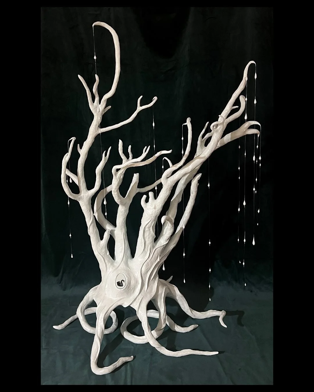 growing this baby..my weepy tree and little mamma black swan

paper mache clay, acrylic, oil, wood

40&rdquo; x 28&rdquo; x 20&rdquo;

#contemporaryart #oilpainting #arttherapy #treesculpture #creaturesculpture