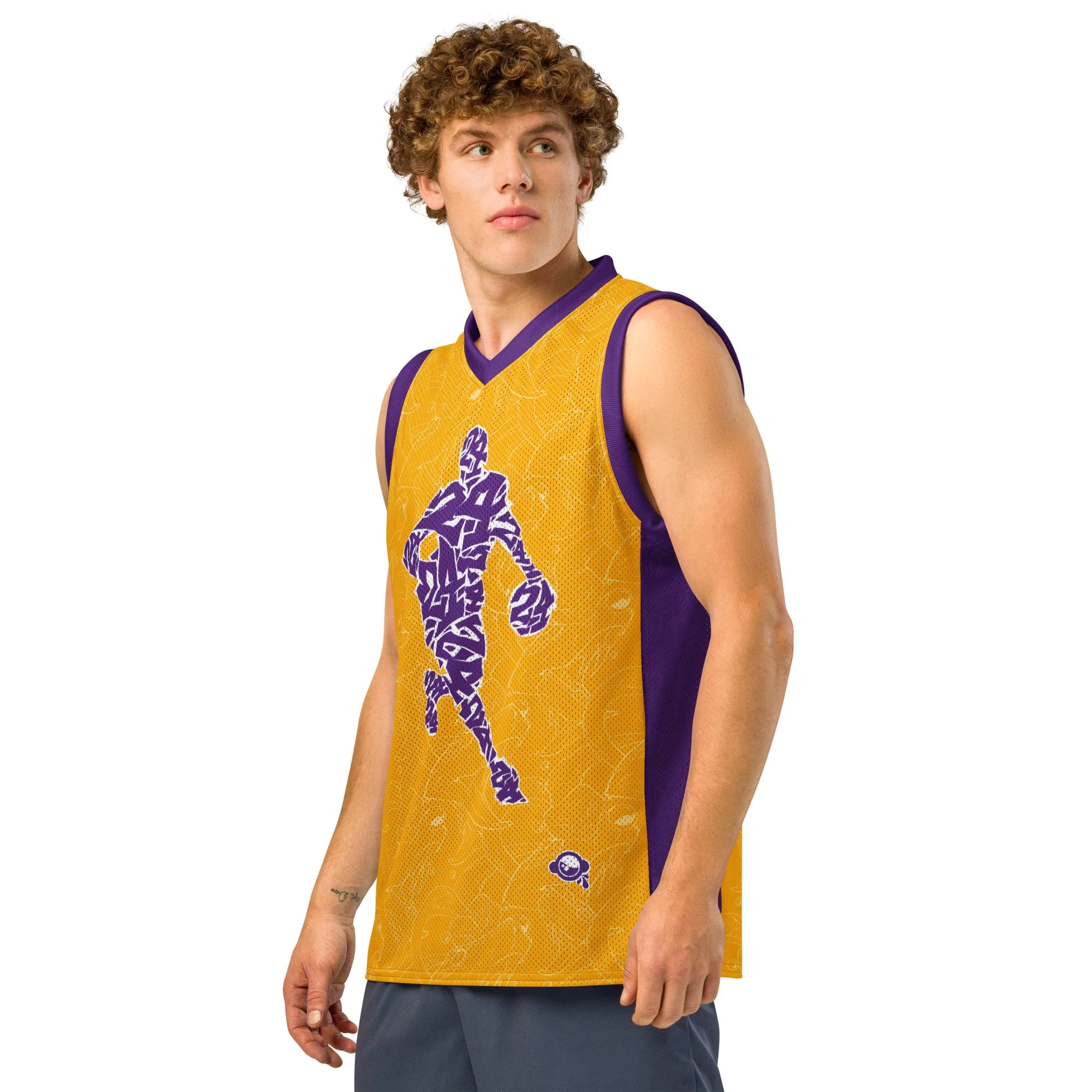 Gold Forever 24 basketball jersey shirt