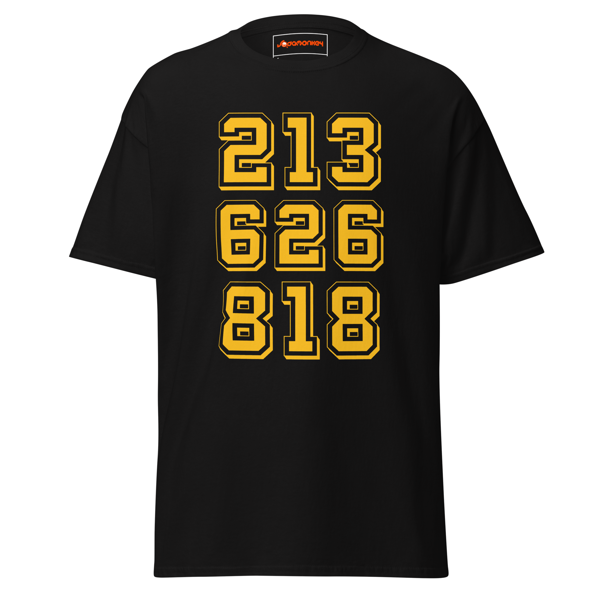 LA Area Codes Three Shirt