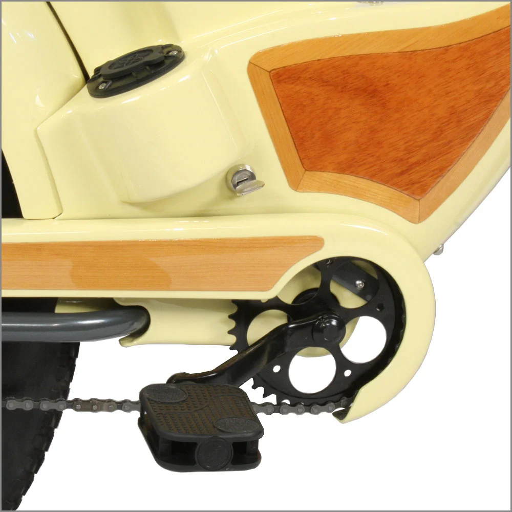 Key switch enables/disables electrical systems.