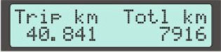Display Screen #9 - Odometer