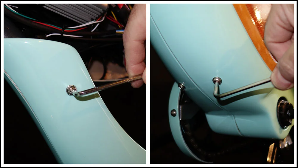 Remove Lower Bolts (3).
