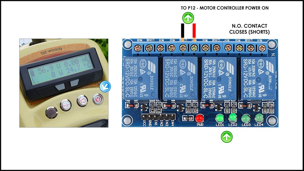 With Main Power Switch 'on', LED's #1 & #2 should operate.