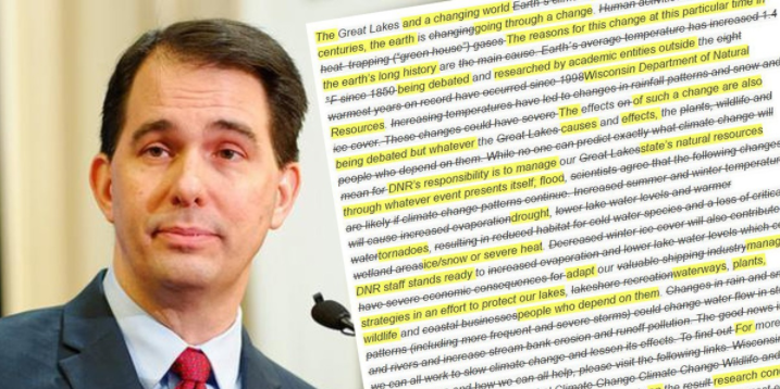 And let's not forget that in April 2015, state officials banned employees of a state agency from talking about climate change, conducting any work on it or even responding to emails about it.