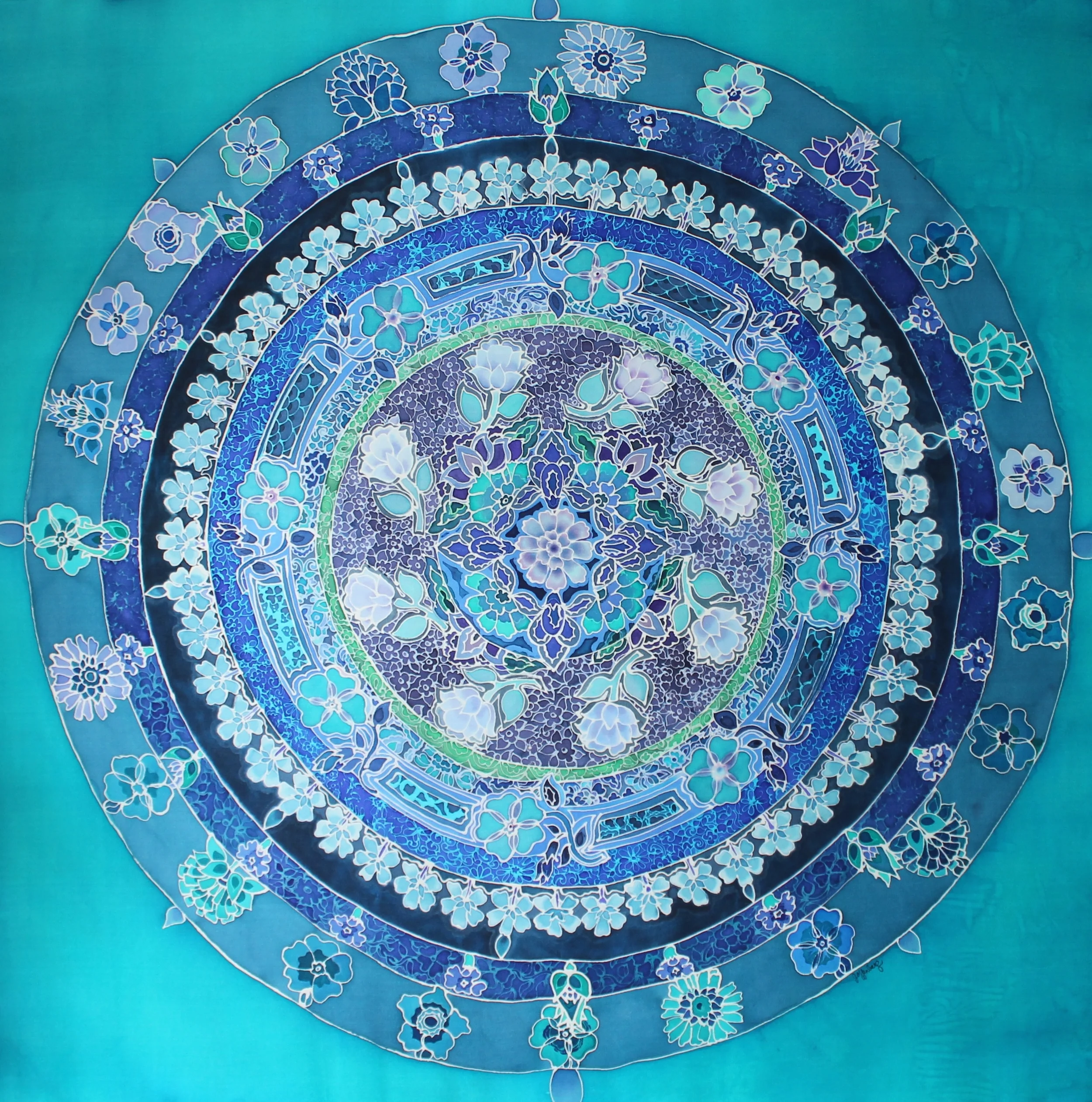 Blue Mandala Giclee Print