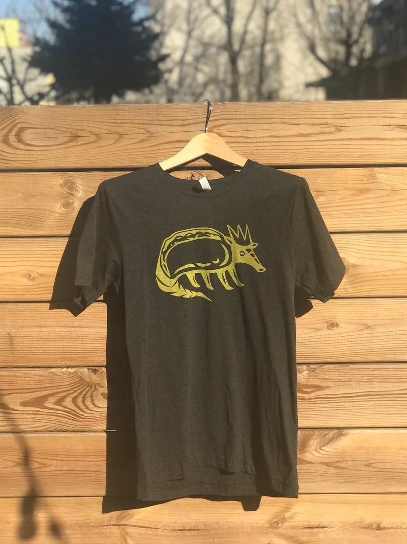 King David Tacos Unisex Tee - Charcoal - Front