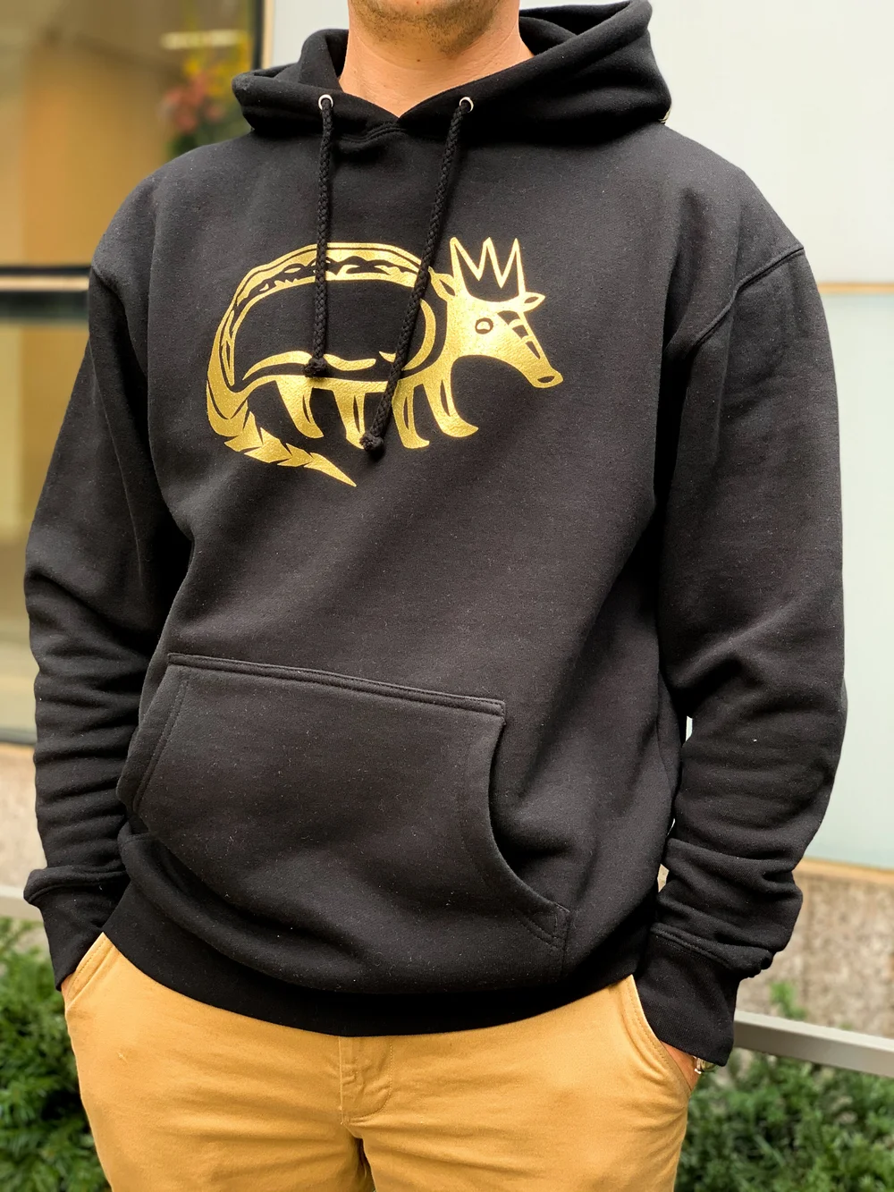 パーカー・フーディ HUECLOSET Rico Crop Hood T-shirt SE570 KDT Pullover Hoodie — King David Tacos