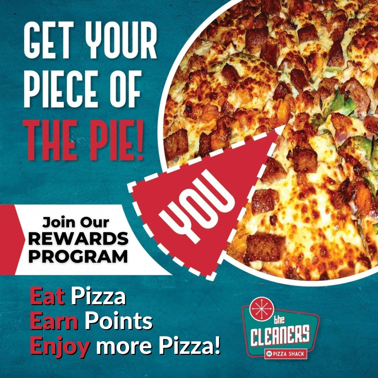 Pizza tastes even better when it earns rewards 😎

Every dollar you spend turns into points, and those points turn into free food.

That's how we do rewards at The Cleaners.

📍 237 W Government St, Brandon, MS 39042
